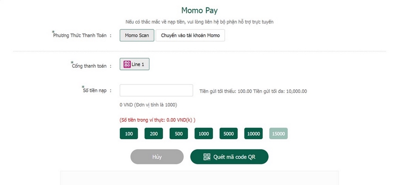 Phương thức thanh toán tại Bet365 mà người chơi có thể sử dụng